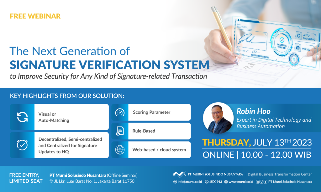 Signature Database System Webinar